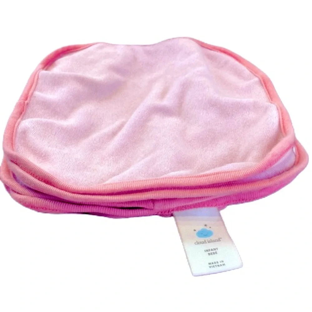 Carters Just One You Baby Bear Hooded Towel with 5 cloud island rags one size